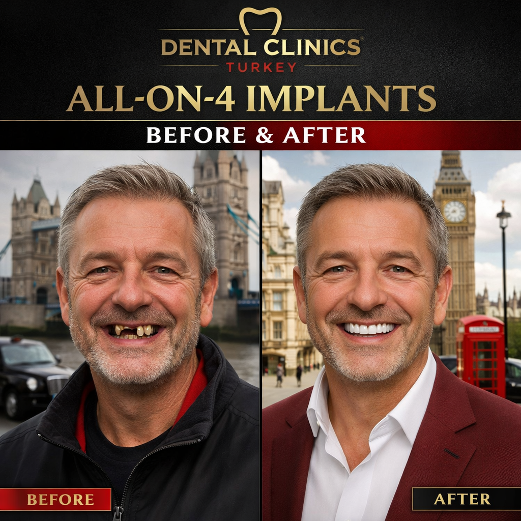 All on 4 Implants Turkey Before & After: 2026 Guide